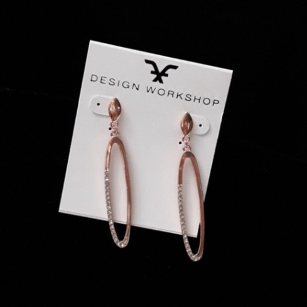 DESIGN WORKSHOP Rose Gold Earrings